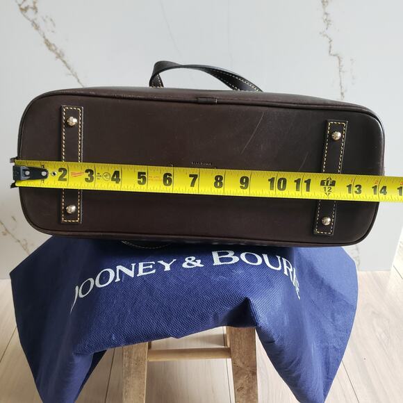 Dooney & Bourke Tassel Leather Bag Set Cognac 3 Pc Purse Wallet Keychain 1C872CG - Picture 9 of 15